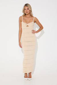 Rhonda Knitted Dress Oat