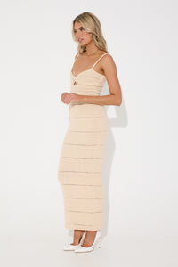 Rhonda Knitted Dress Oat