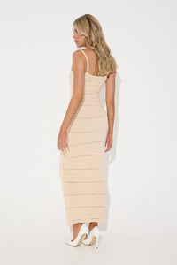 Rhonda Knitted Dress Oat