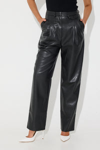 Zenith Leather Pant Black