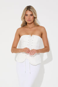 Luella Corset White