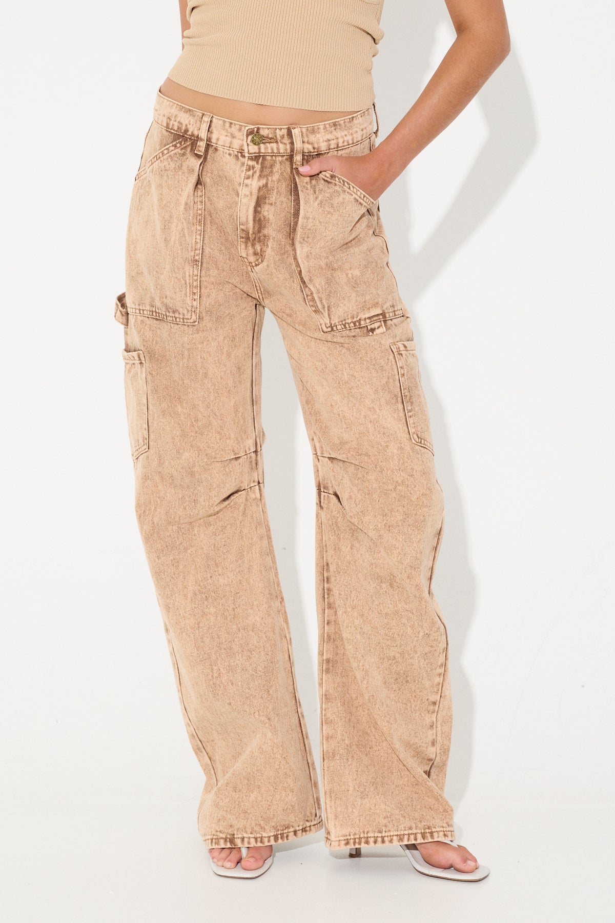 Miami Vice Pant Tan Wash