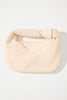 Jessie Mini Weave Bag Cream