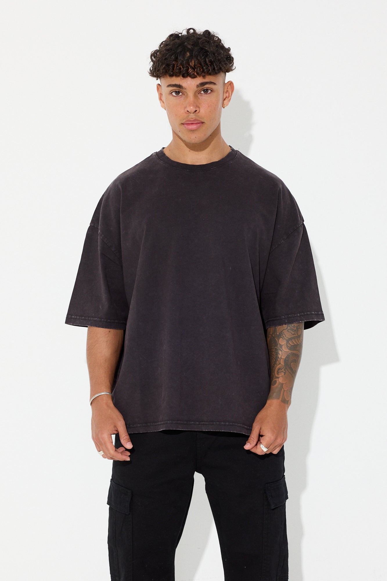 Jordan Crop Tee Acid Black