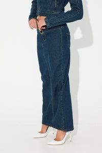 Uma Denim Midi Blue