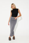 Dua Maxi Skirt Charcoal