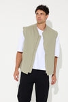 Ezra Pocket Vest Khaki - FINAL SALE