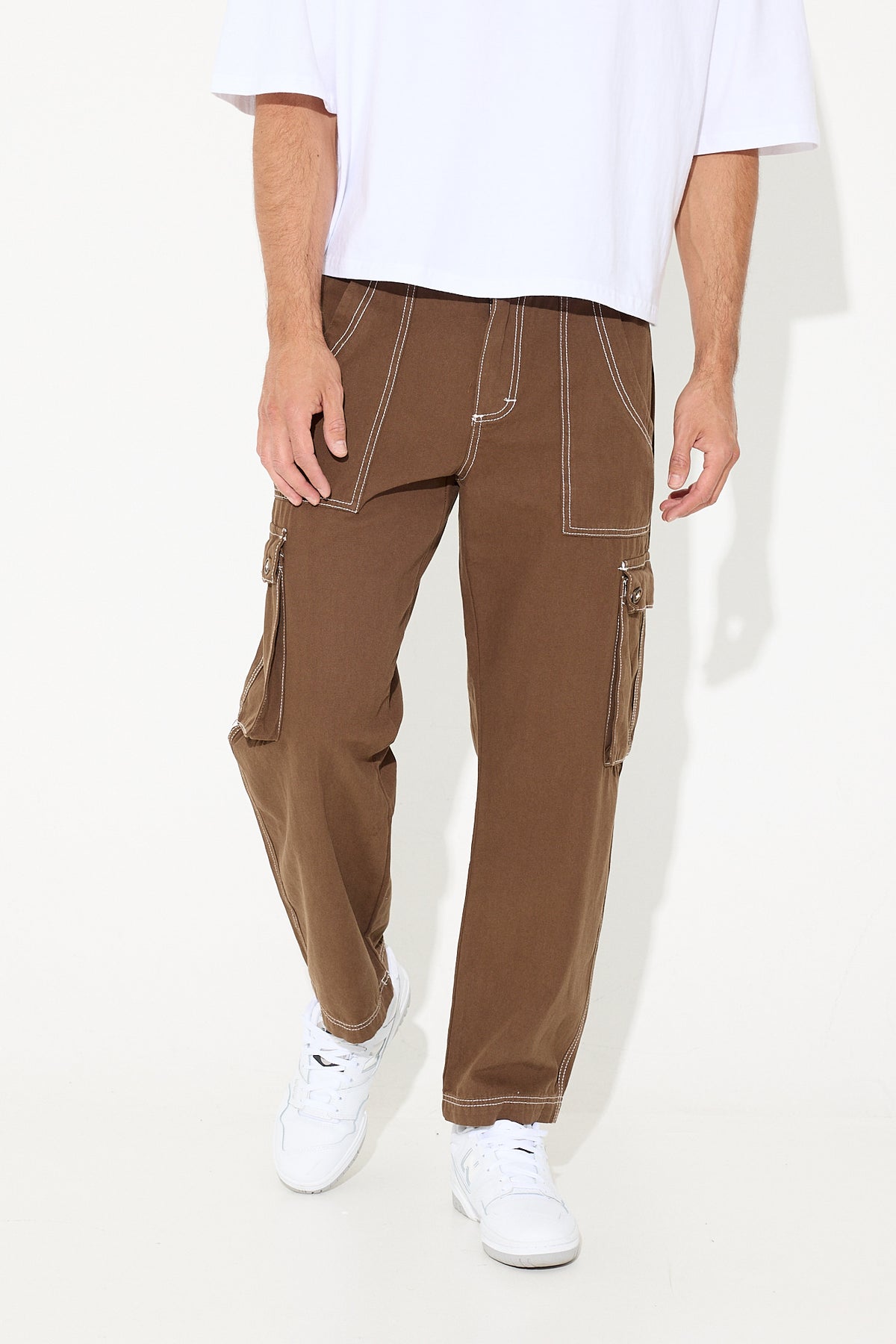 Tyler Baggy Pants Choc