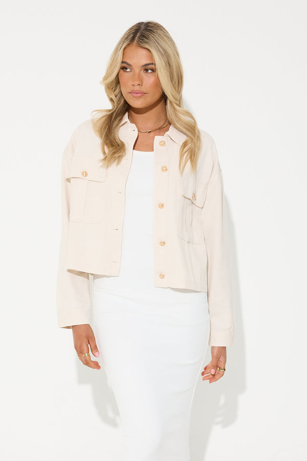 Polly Jacket Light Beige