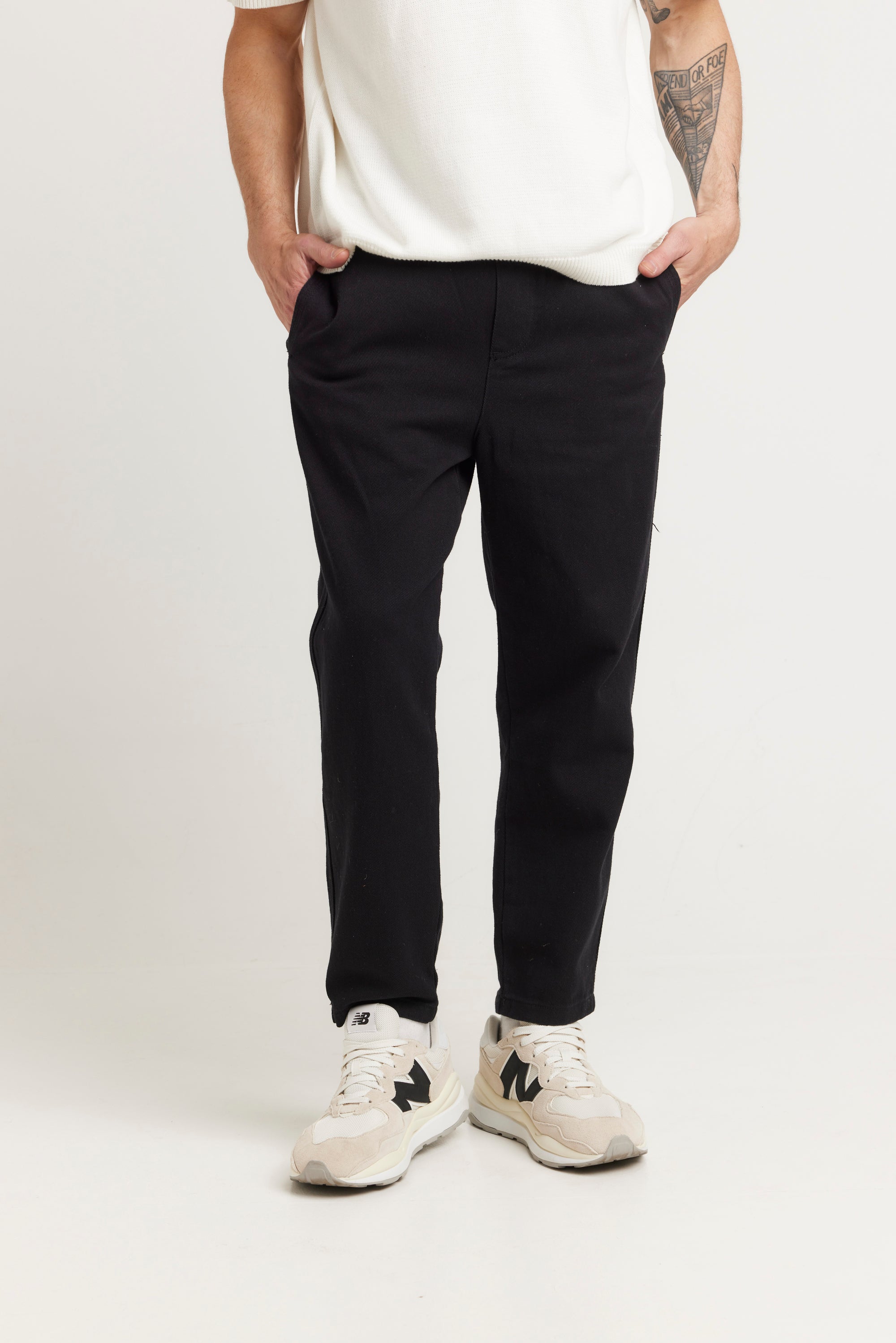 Robbie Ankle Grazer Pant Black - FINAL SALE