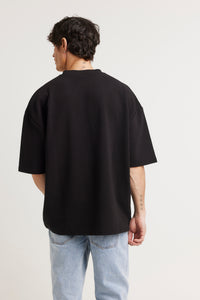 Texture Box Tee Black