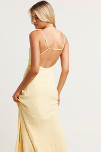 Arli Midi Dress Lemon