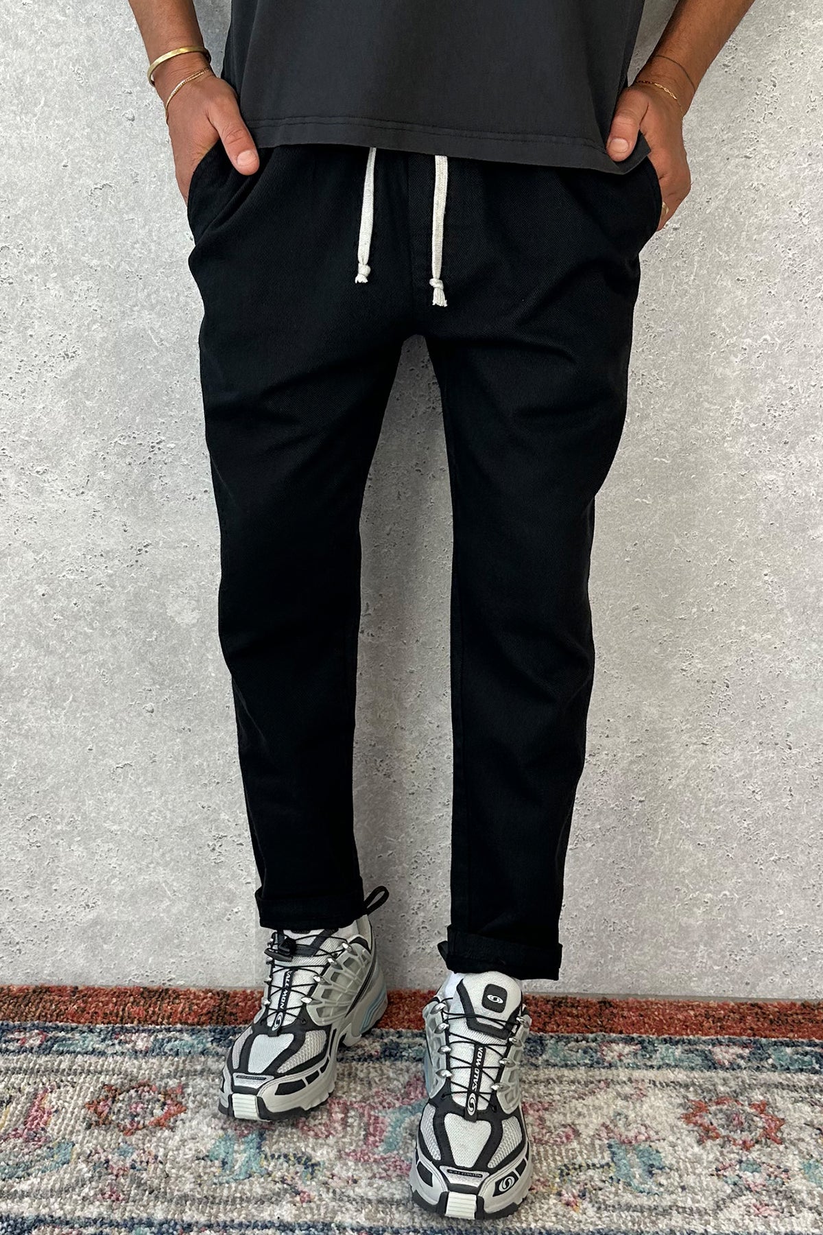 Drill Jogger Pant Black