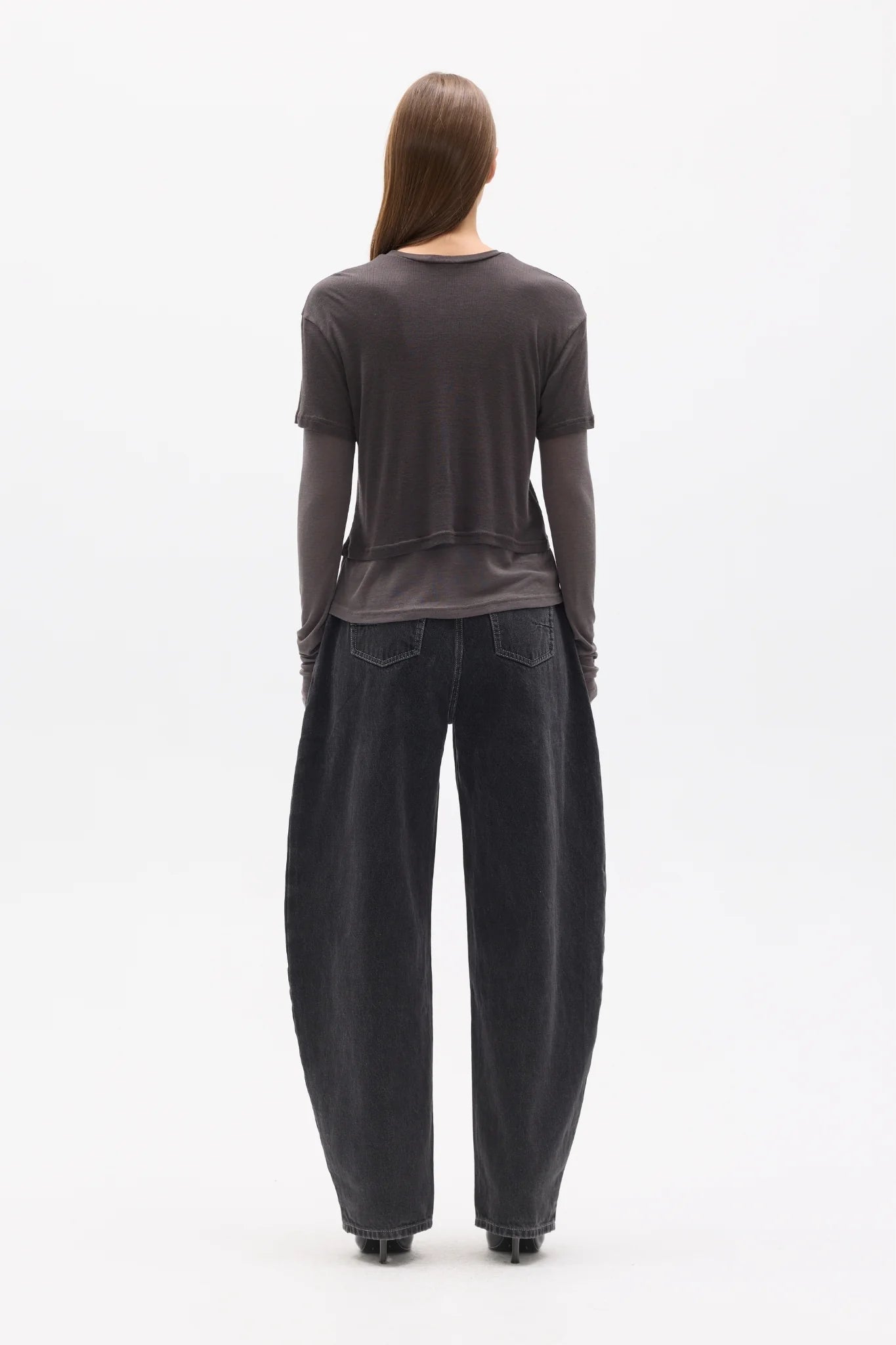 Calenia Top Dark Grey