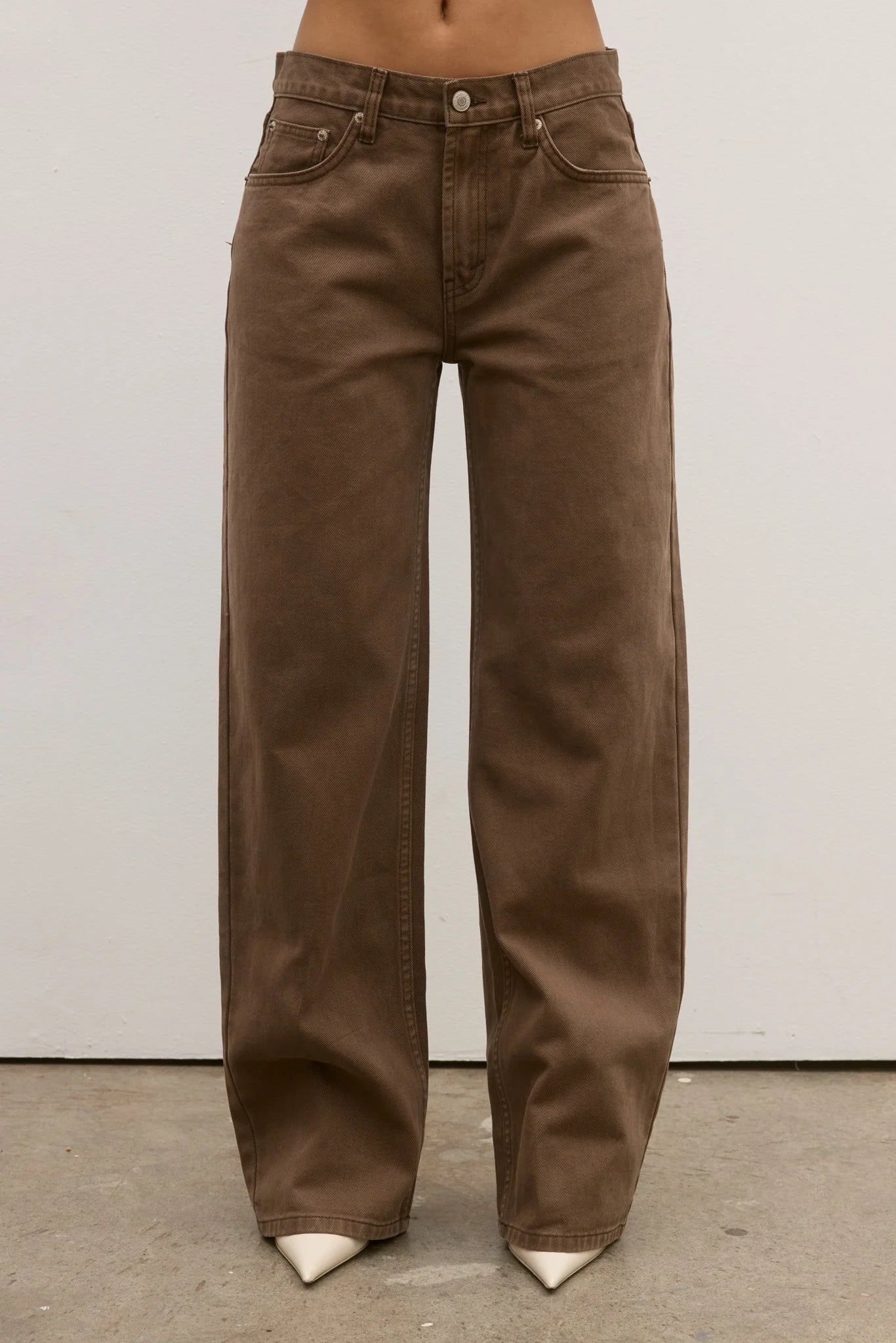 Avery Mid Rise Jean Chocolate