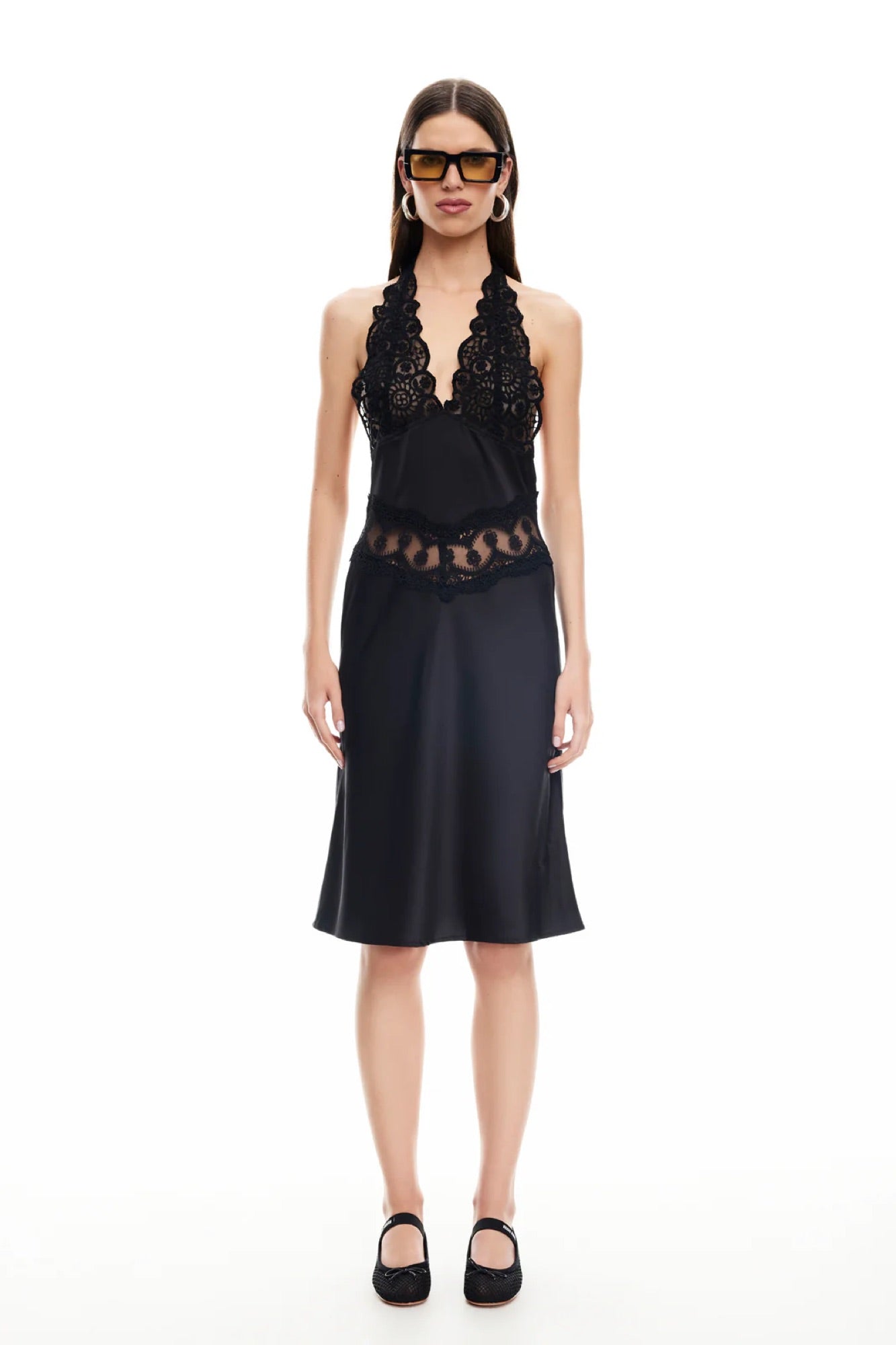 Solana Midi Dress Onyx