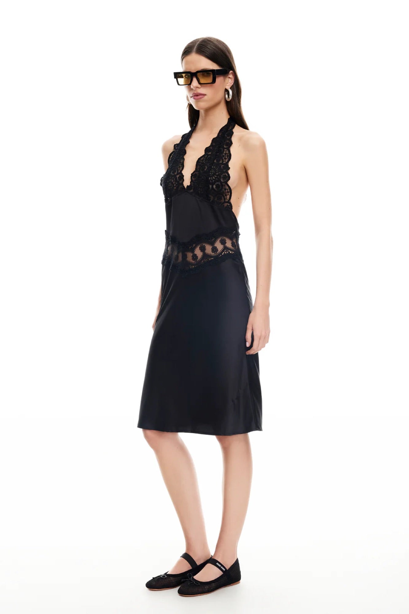 Solana Midi Dress Onyx