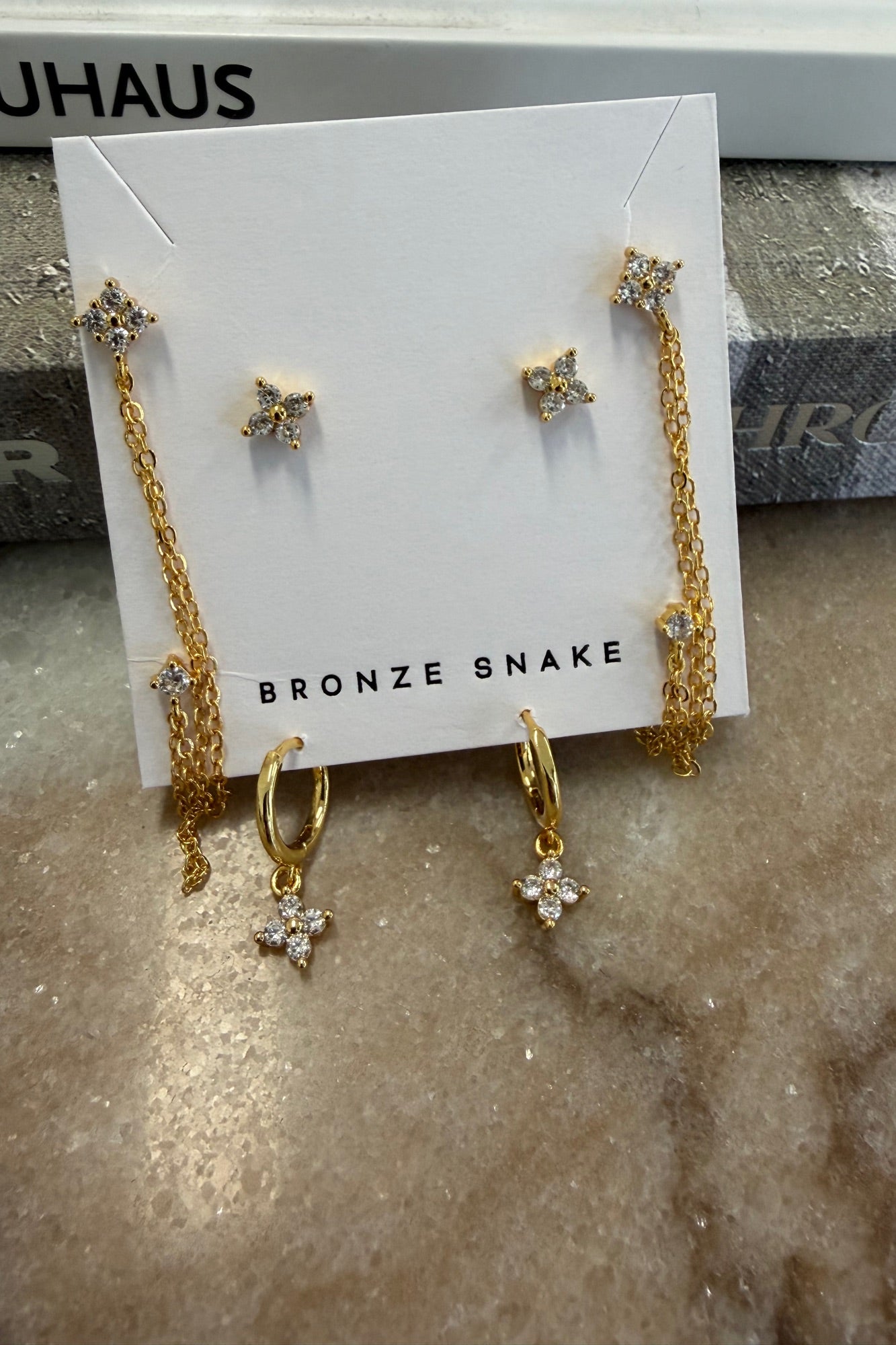Sunday Stacker Earring Set Gold Plated