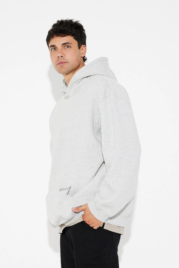 Curtis Box Hoodie Grey