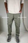 Damien Drop Cargo Pant Khaki