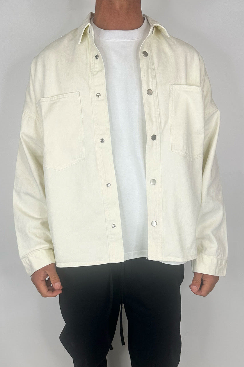 Heavyweight Denim Shirt Ivory