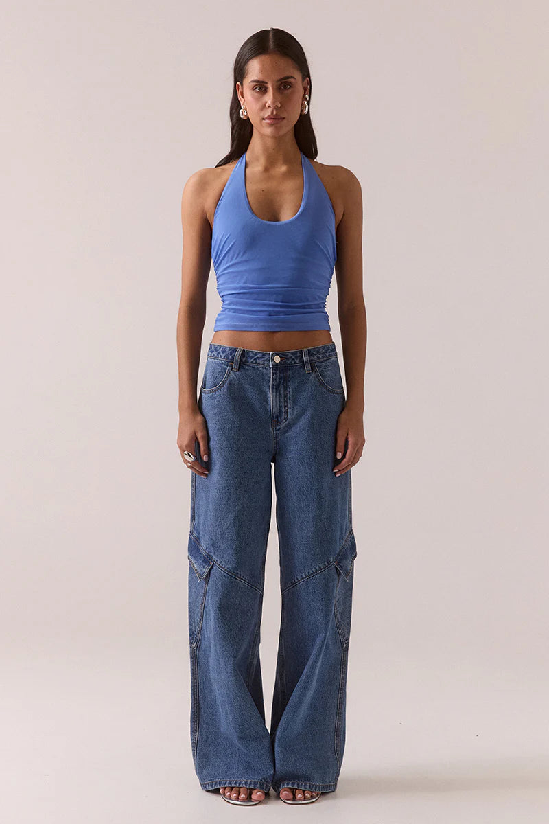 Myriad Bolero Halter Top Cornflower