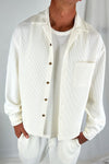 Lawrence Ribbed Long Sleeve Ivory