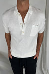 NTH Knitted Polo White