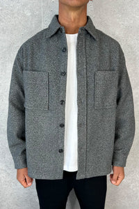 NTH Button Up Jacket Dark Grey