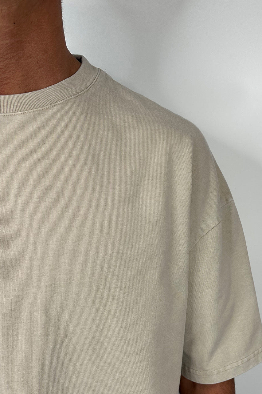 Relaxed Crew Tee Sand