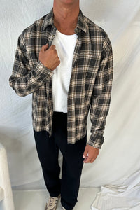 Brooklyn Check Shirt Brown