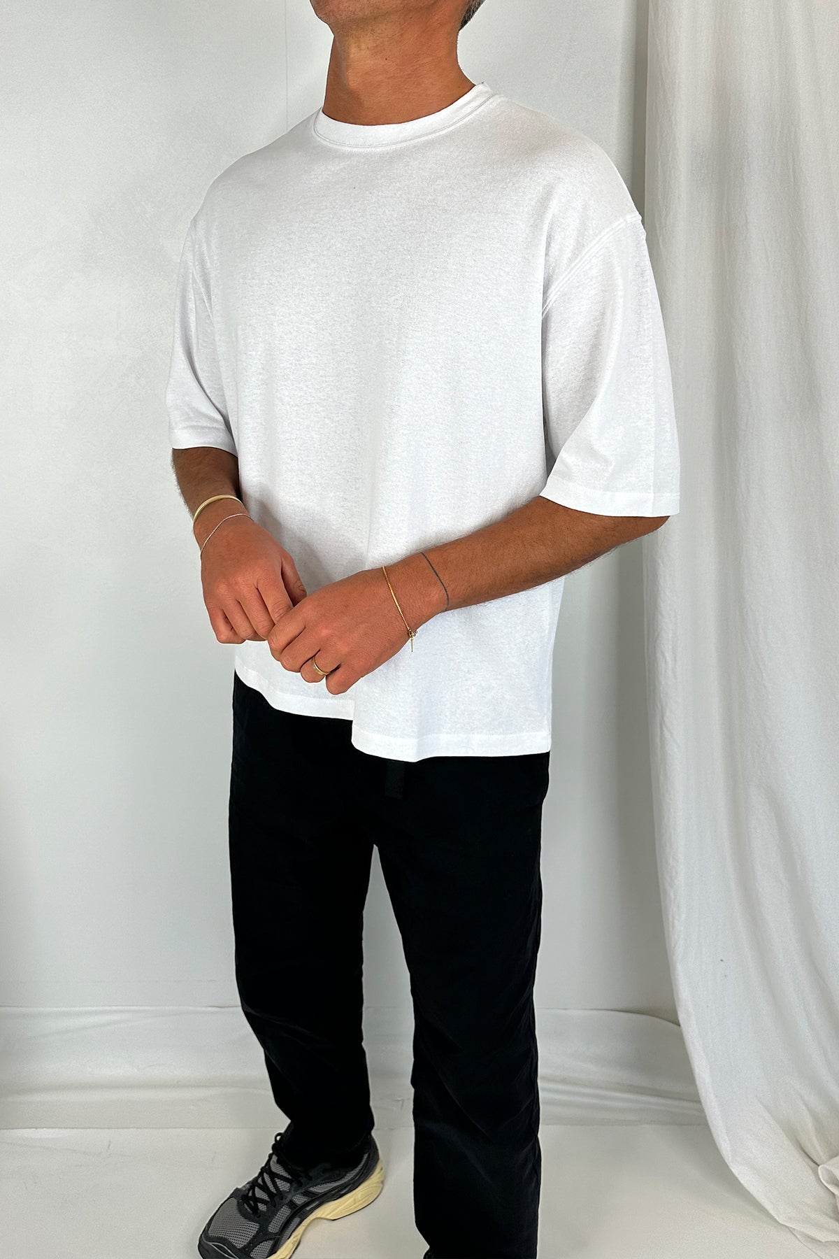 Jakey Soft Cotton Tee White