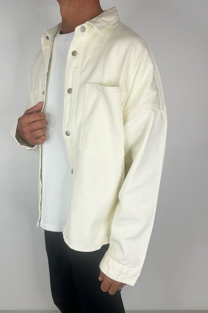 Heavyweight Denim Shirt Ivory