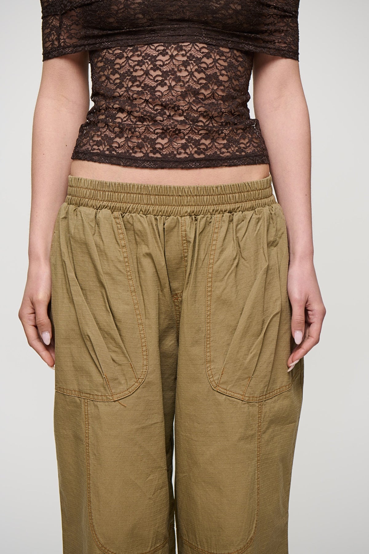 Alyssia Pant Khaki
