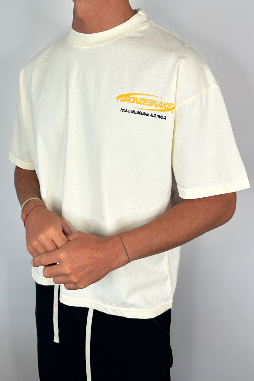 Bronze Snake Classic Tee Ivory