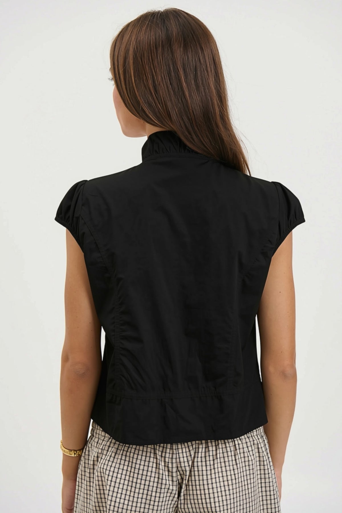 Katherine Short Sleeve Shirt Black