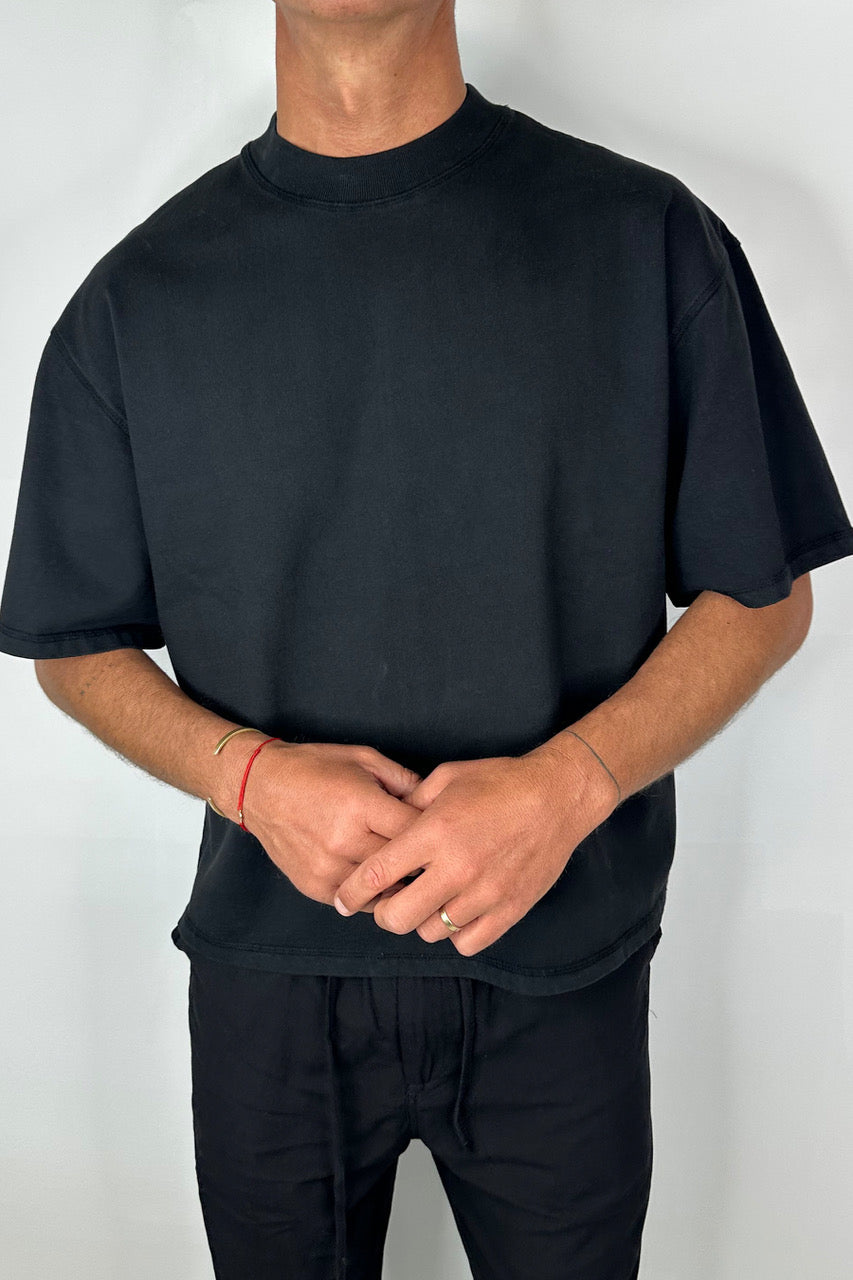 Lyle Crew Neck Tee Black