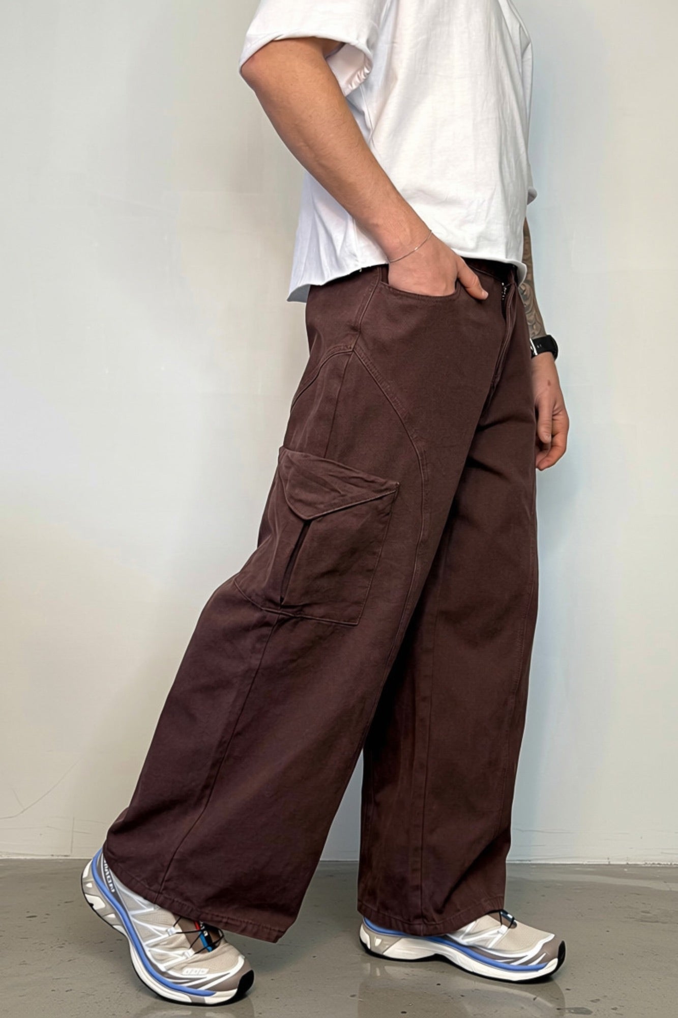 Richie Cargo Pant Choc