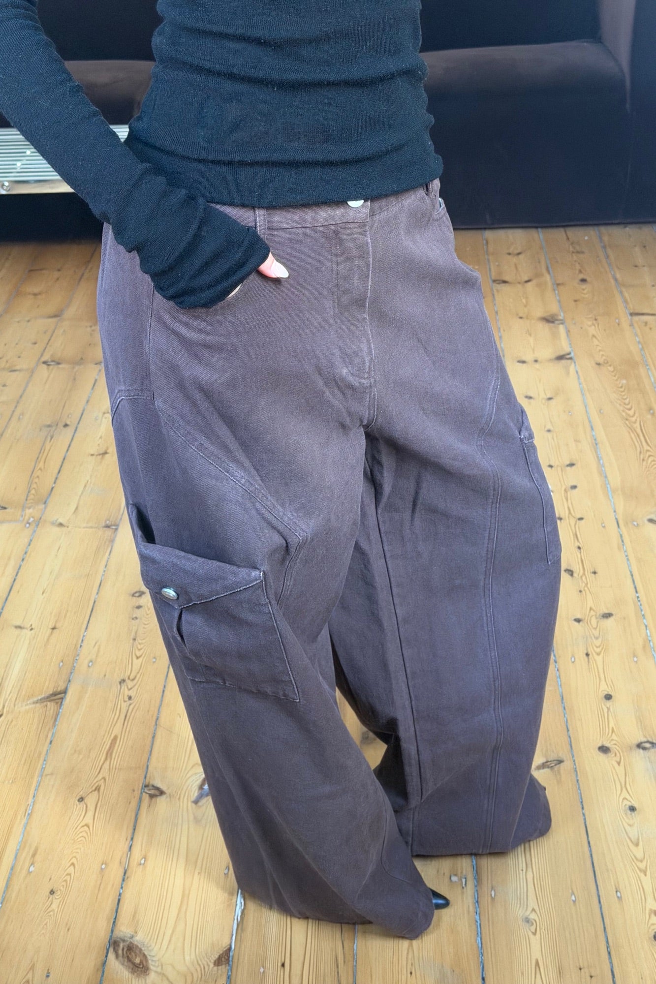 Annie Cargo Pant Chocolate