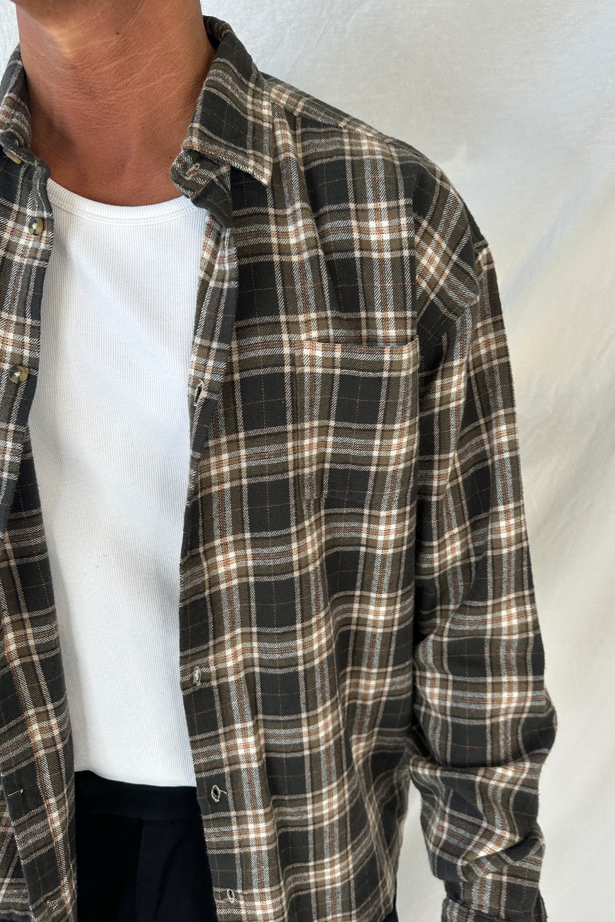 Brooklyn Check Shirt Brown