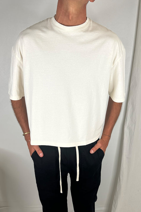 NTH Crop Box Tee Ivory