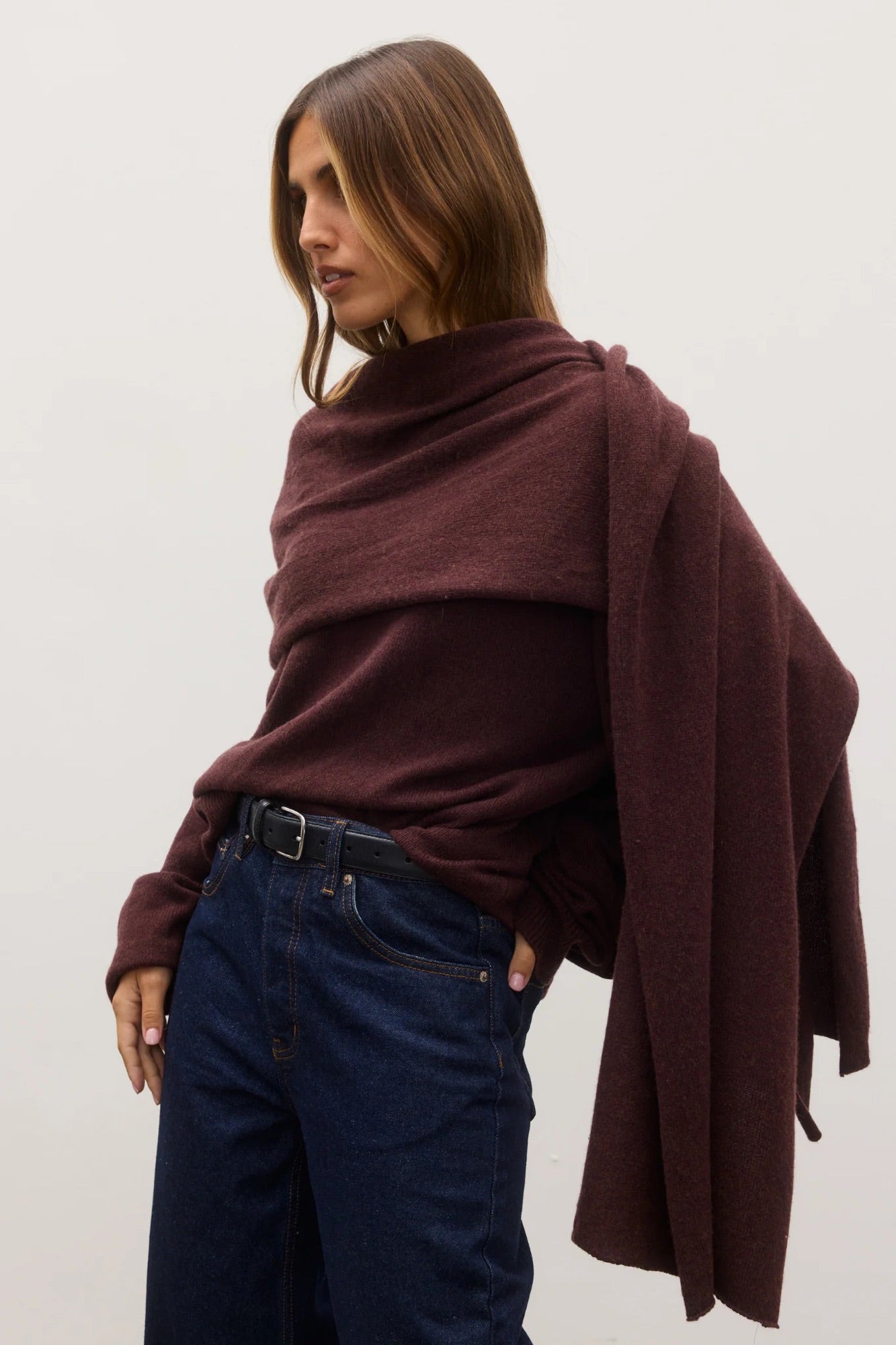 Soba Scarf Plum