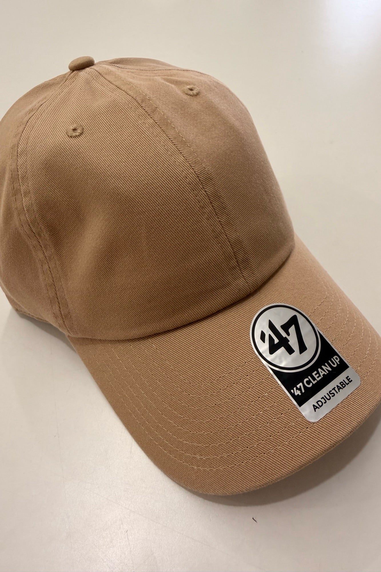 47' Blank Clean Up Cap Khaki