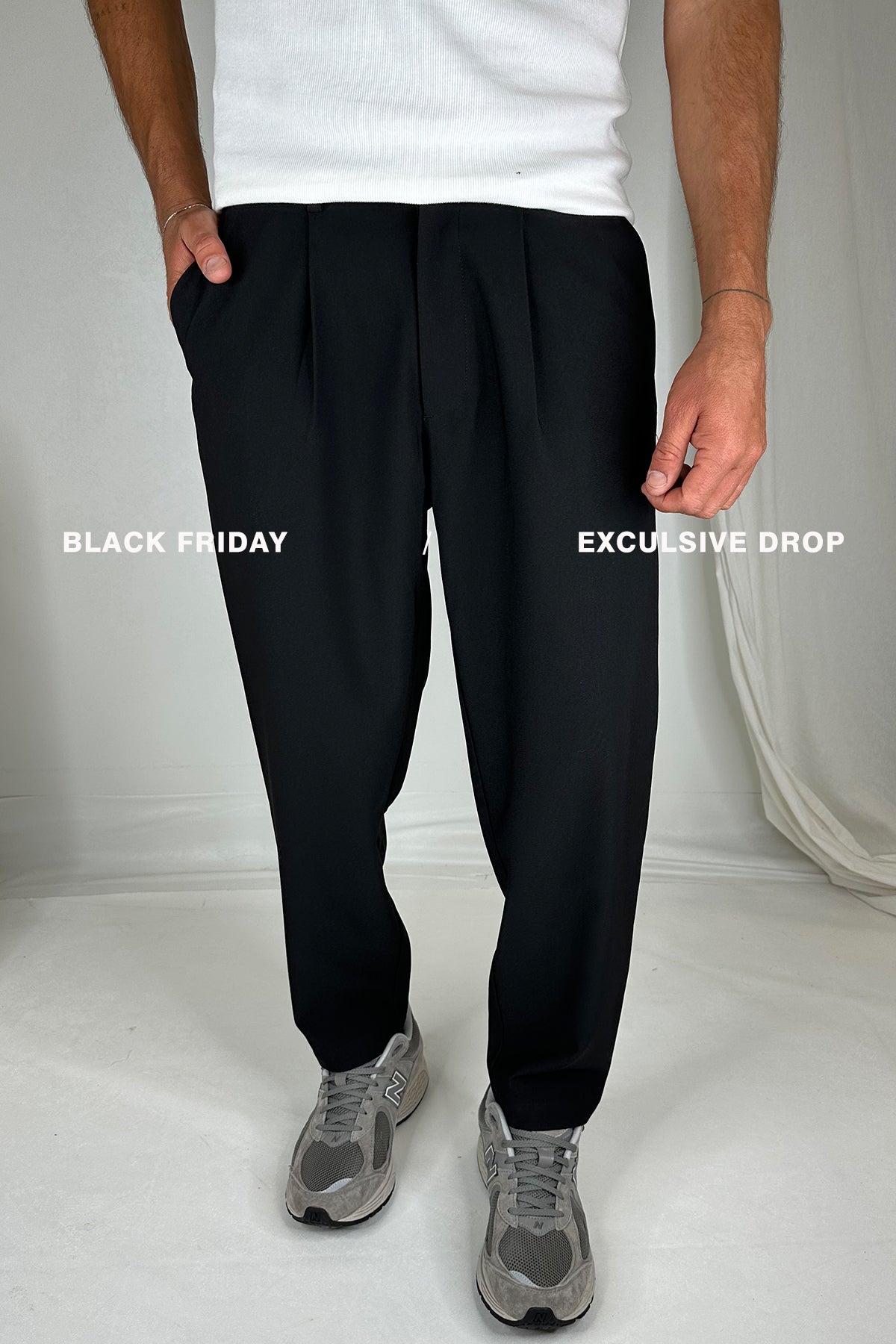 Luke Flow Pant Black