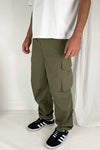 Tristian Baggy Cargos Khaki