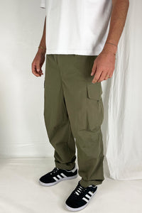 Tristian Baggy Cargos Khaki