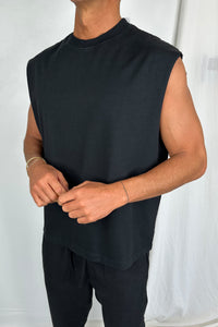 Heavyweight Crew Tank Black