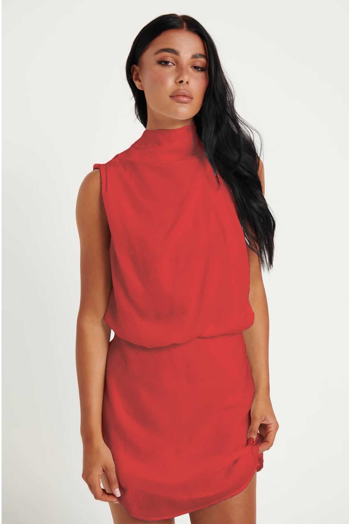 Nicola Mini Dress Red - FINAL SALE