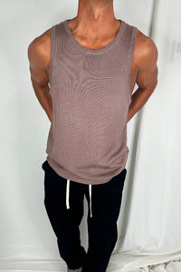 Deran Knitted Tank Choc