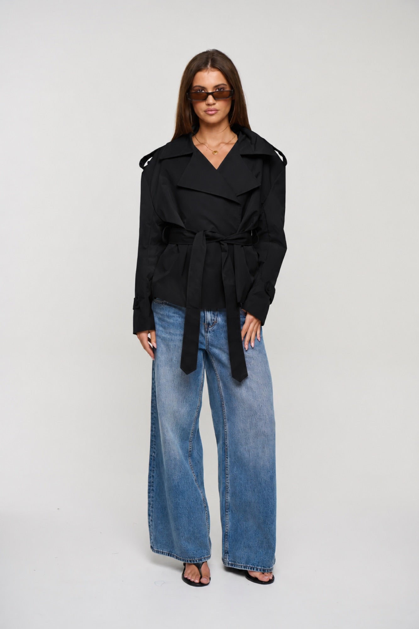 Aston Trench Black